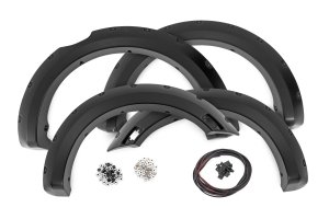 Ford Ranger Fender Flares - Rough Country - Pocket, G1 - Black - '19-'23